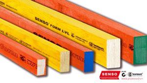 SENSOform LVL Formwork Beams, LVL beams, formwork timber, laminated veneer lumber, structural beams, concrete formwork