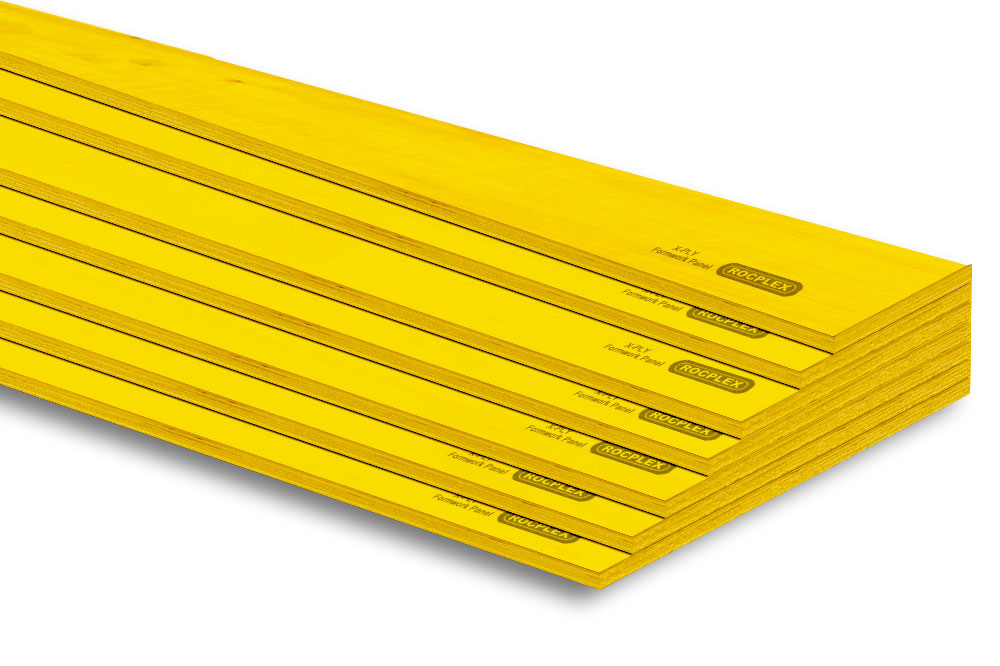 ROCPLEX Yellow Formwork Panels